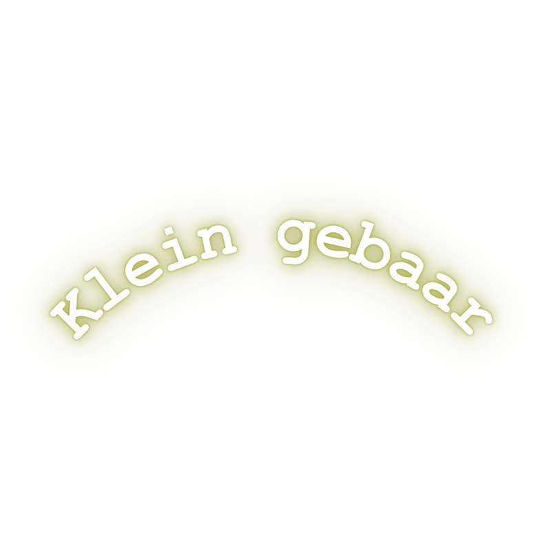 Klein gebaar