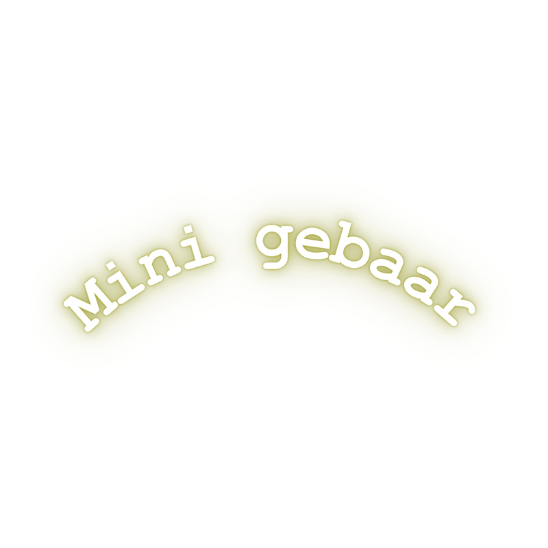Mini gebaar