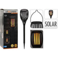 Progarden Solar Tuinlamp Fakkel Zwart - Led Vlameffect - 3-In1: Prikspot, Staand, Hangend