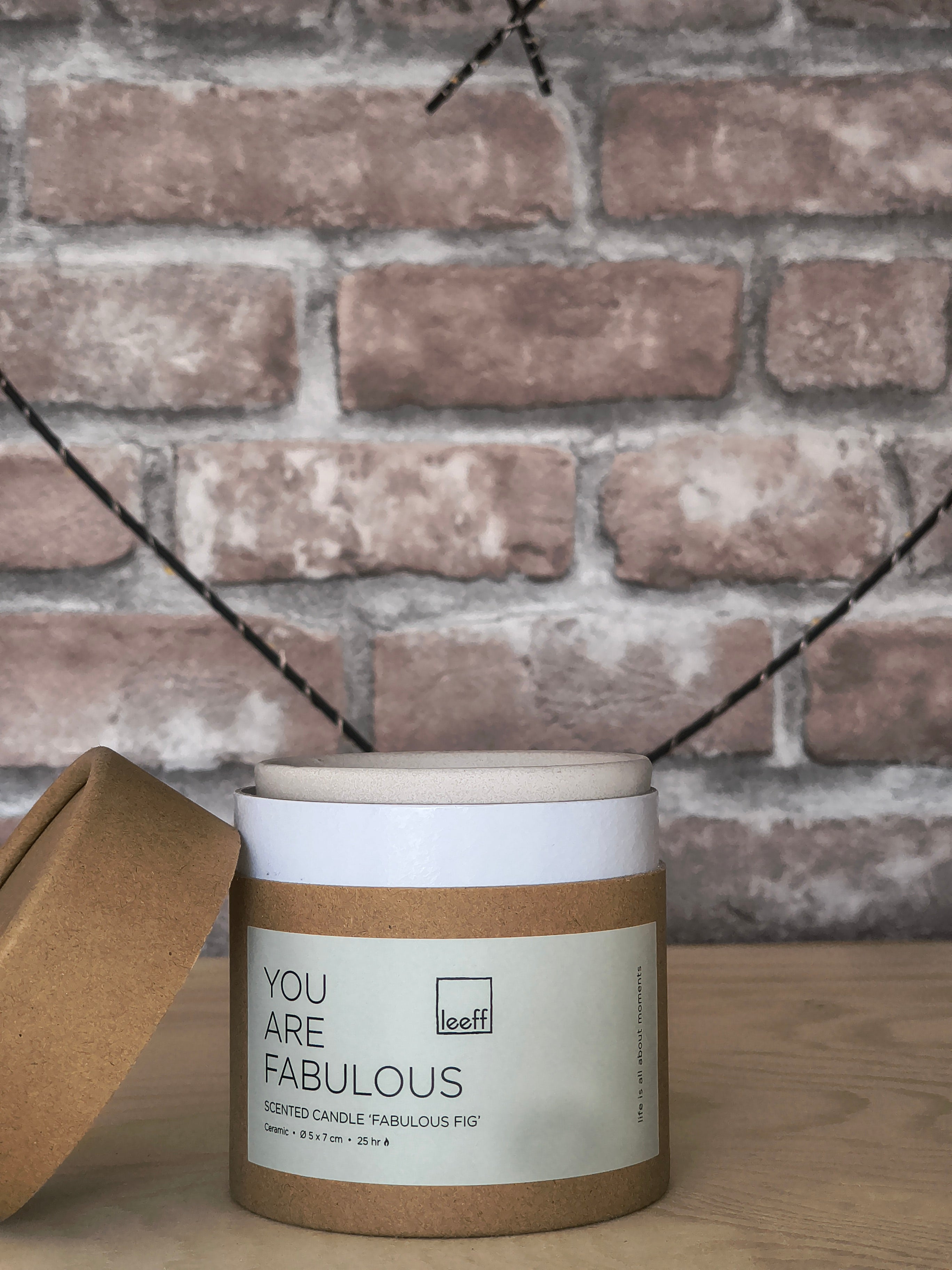 Leeff Scented Candle Fabulous Fig - You are fabulous