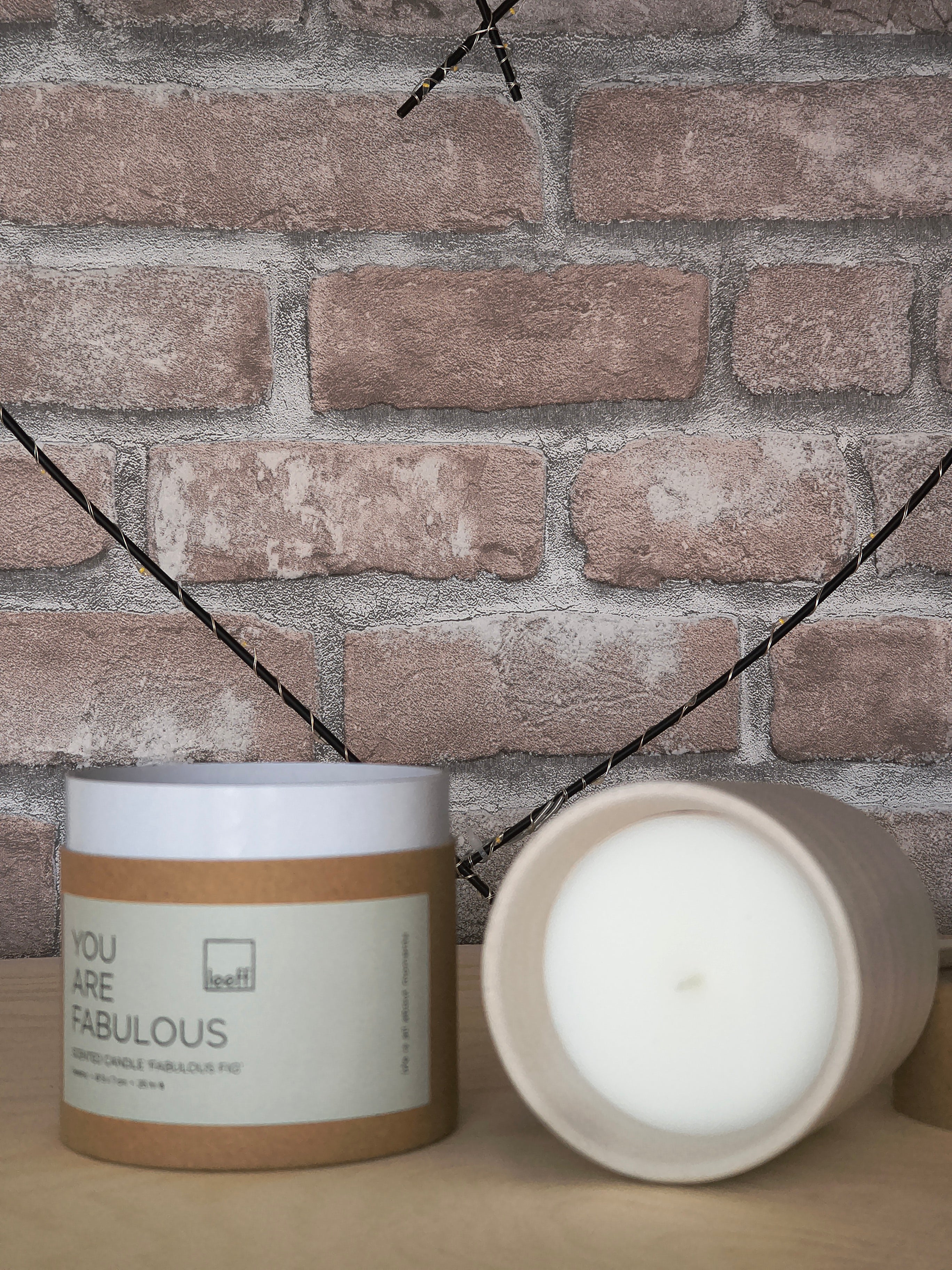 Leeff Scented Candle Fabulous Fig - You are fabulous