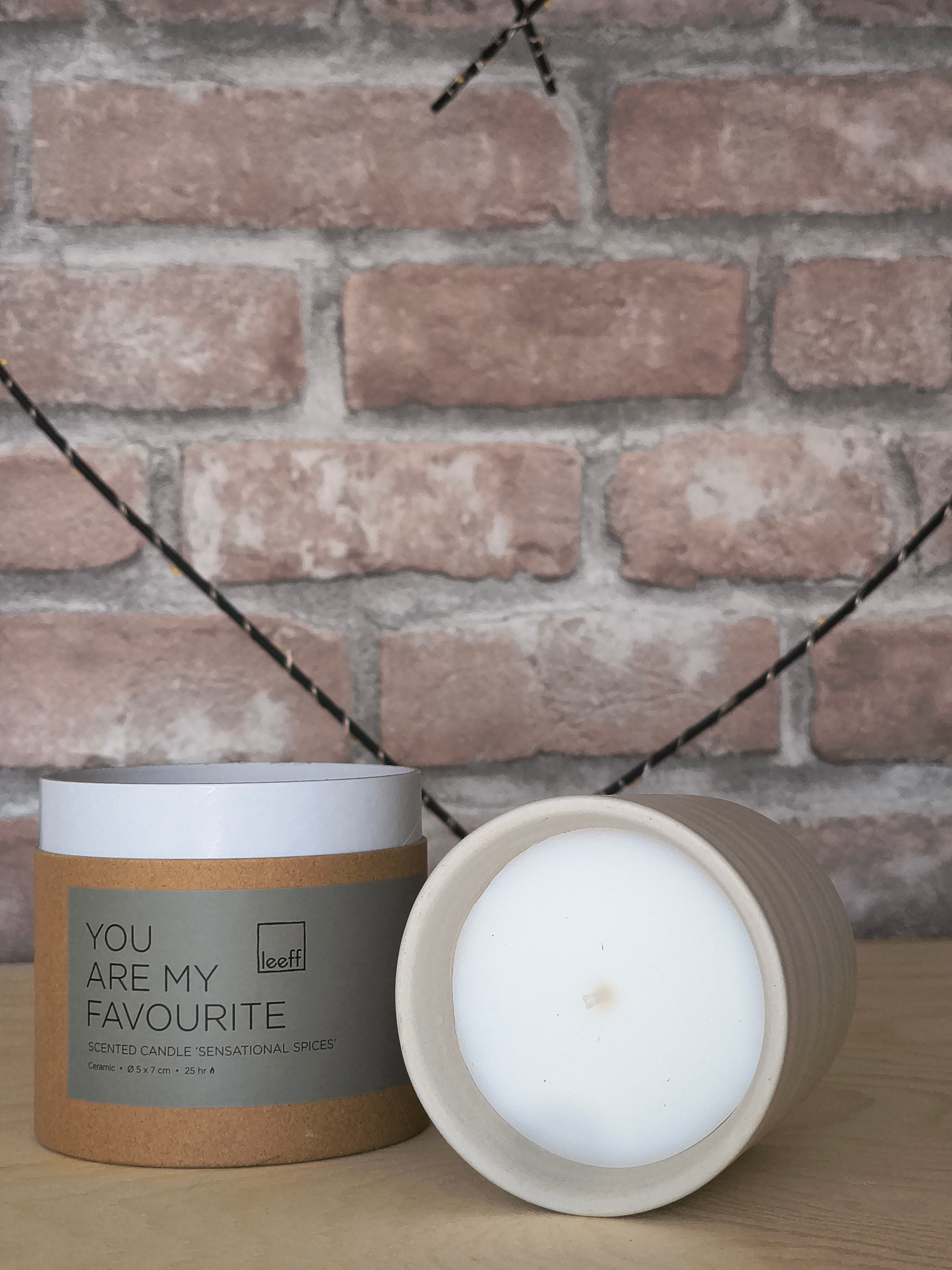 Leeff Scented Candle Sensational Spices - You are my favourite