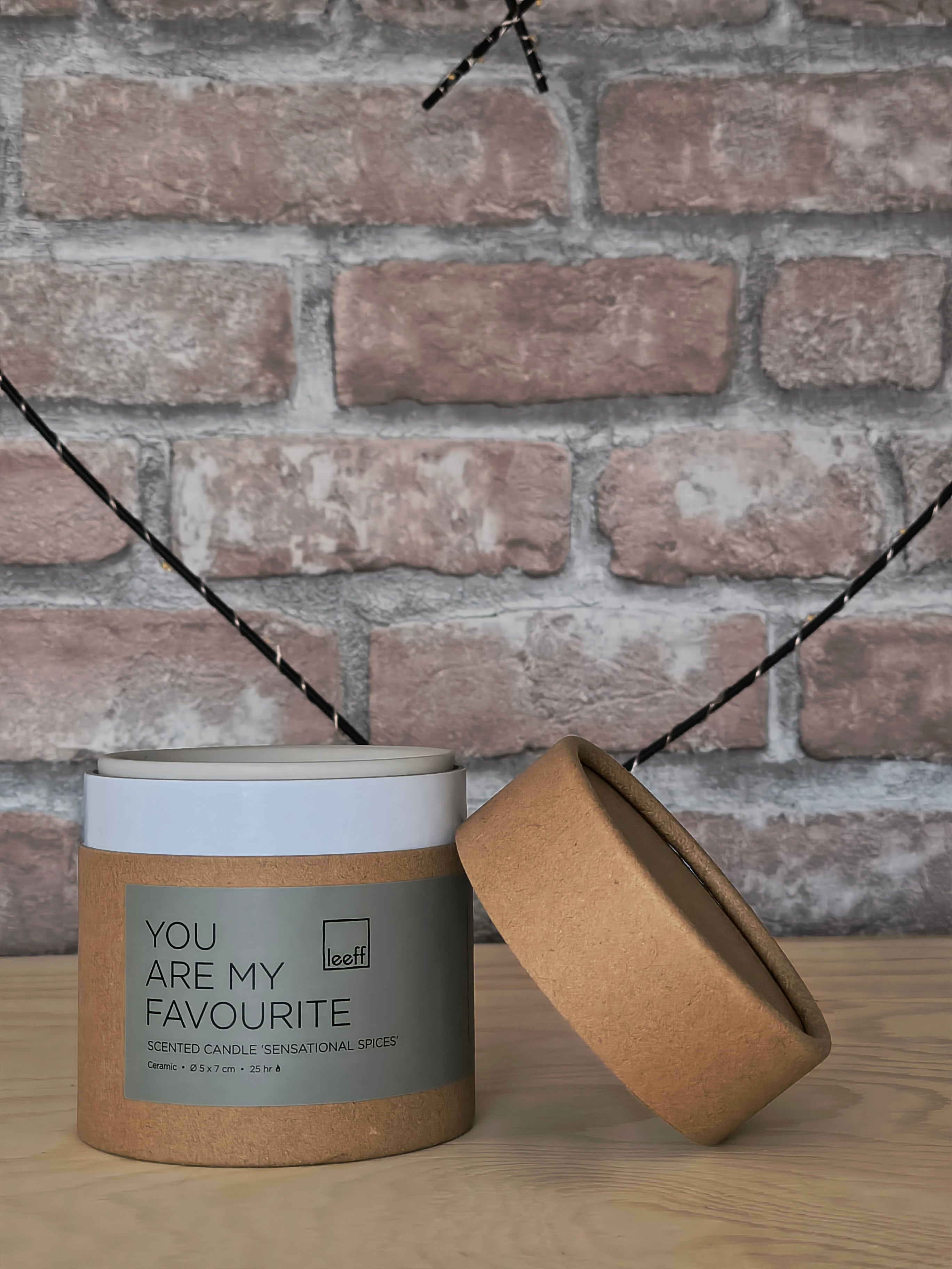 Leeff Scented Candle Sensational Spices - You are my favourite
