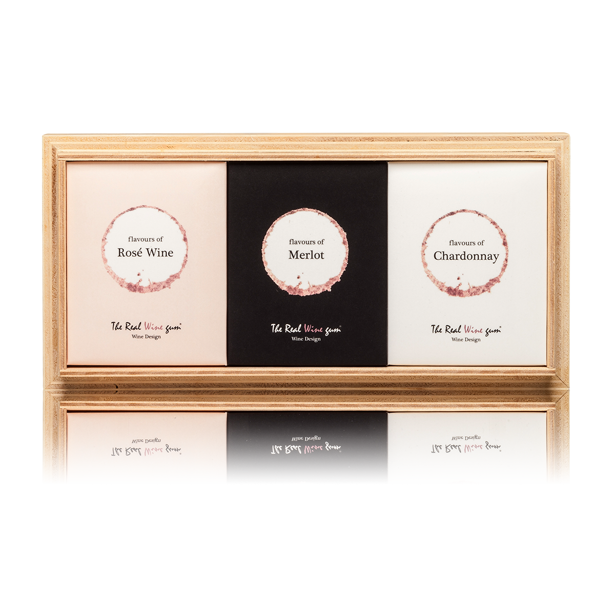 De "Real Wine Gums" Trio verpakking