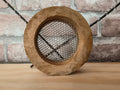 Amberblokjes raspje hout rond