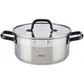 San Ignacio Rvs Kookpan Met Glazen Deksel, Ø20X8.5Cm, 2 Liter - Serie Vita